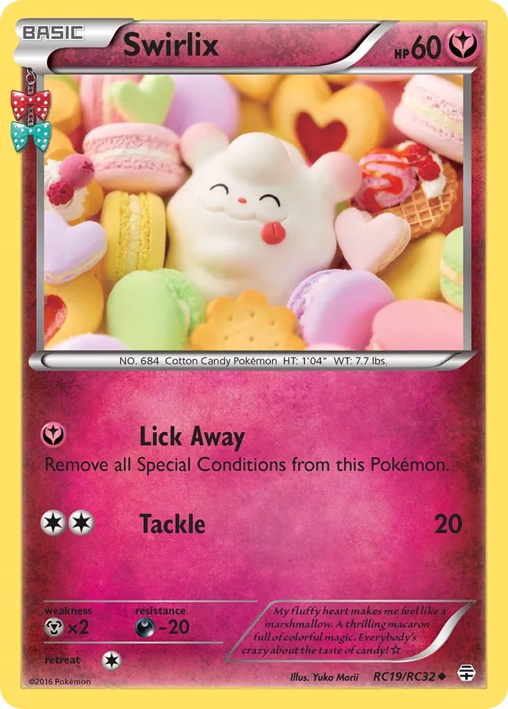 2016 Generations Swirlix Uncommon #RC19 Uncommon card image
