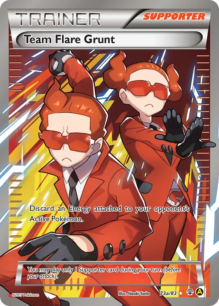 2016 Generations Team Flare Grunt Uncommon #73/83 Uncommon card image