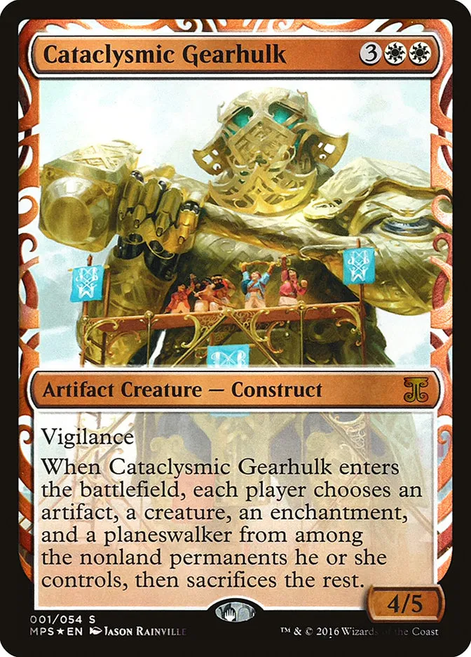 2016 Kaladesh Inventions Cataclysmic Gearhulk special #1 unlisted card image