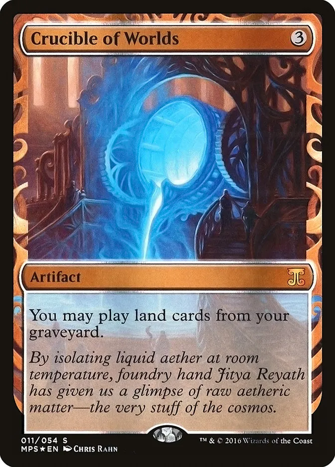 2016 Kaladesh Inventions Crucible of Worlds special #11 unlisted card image
