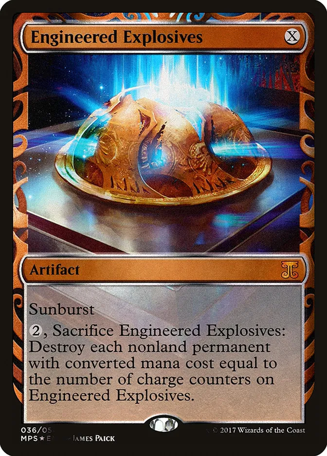 2016 Kaladesh Inventions Engineered Explosives special #36 unlisted card image
