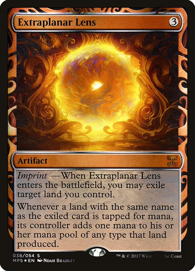 2016 Kaladesh Inventions Extraplanar Lens special #38 unlisted card image
