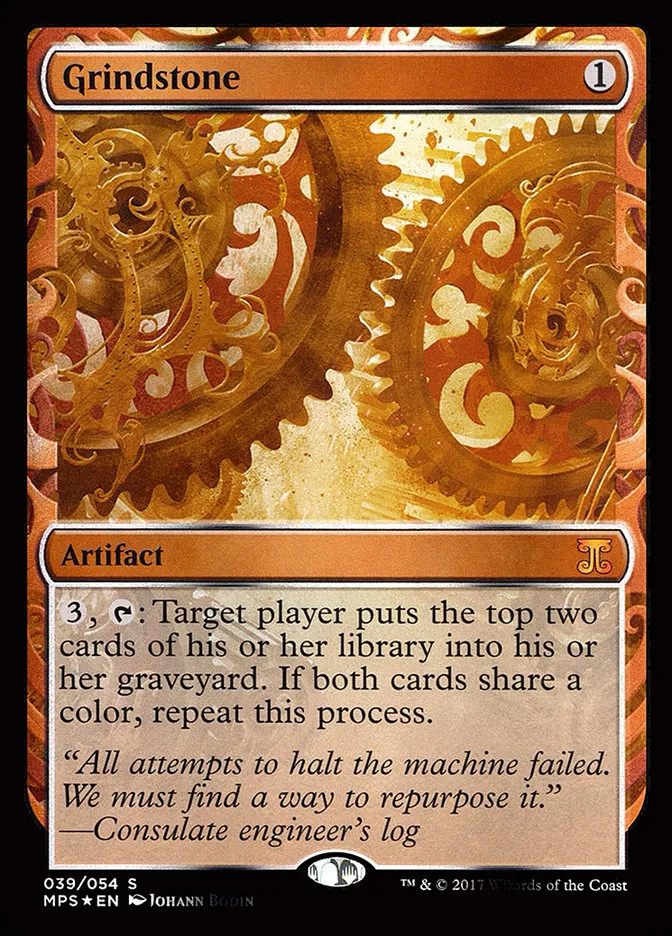 2016 Kaladesh Inventions Grindstone special #39 unlisted card image