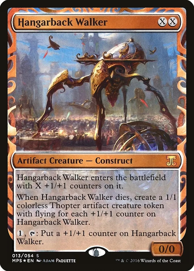 2016 Kaladesh Inventions Hangarback Walker special #13 unlisted card image