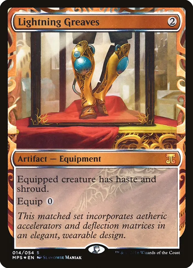 2016 Kaladesh Inventions Lightning Greaves special #14 unlisted card image