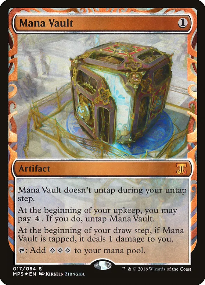2016 Kaladesh Inventions Mana Vault special #17 unlisted card image