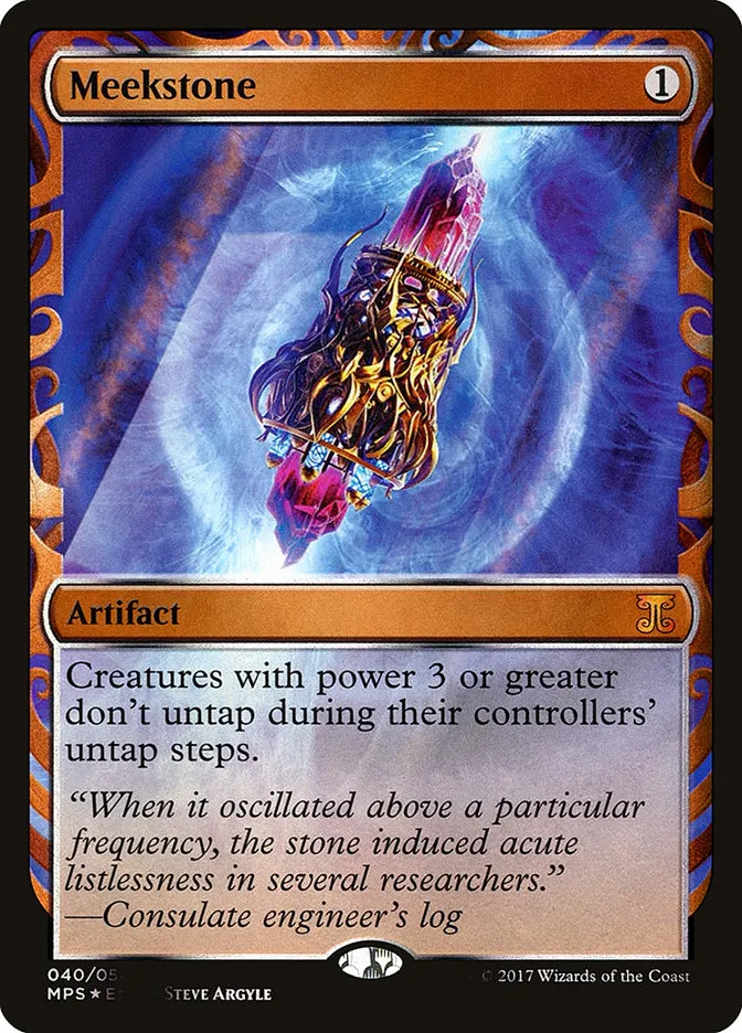 2016 Kaladesh Inventions Meekstone special #40 unlisted card image