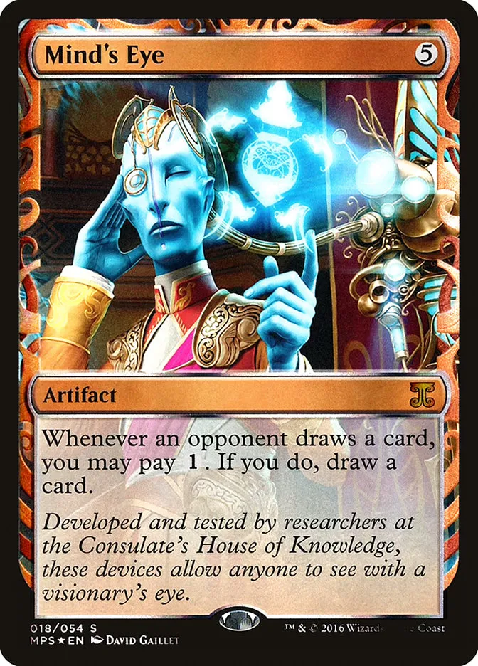 2016 Kaladesh Inventions Mind's Eye special #18 unlisted card image