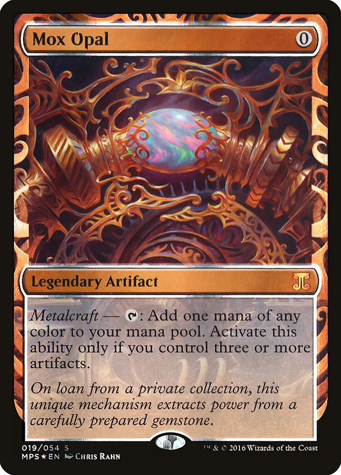 2016 Kaladesh Inventions Mox Opal special #19 unlisted card image