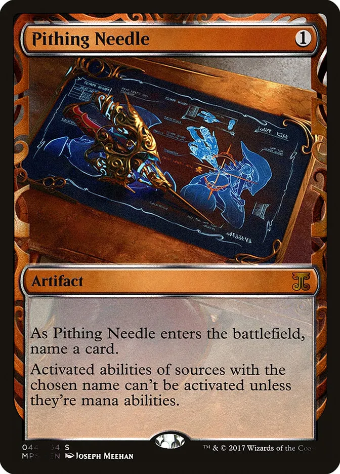 2016 Kaladesh Inventions Pithing Needle special #44 unlisted card image