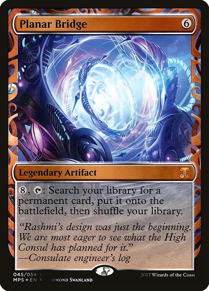 2016 Kaladesh Inventions Planar Bridge special #45 unlisted card image