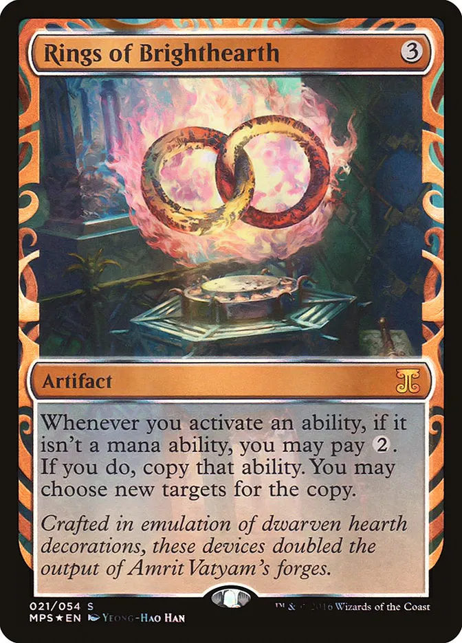 2016 Kaladesh Inventions Rings of Brighthearth special #21 unlisted card image