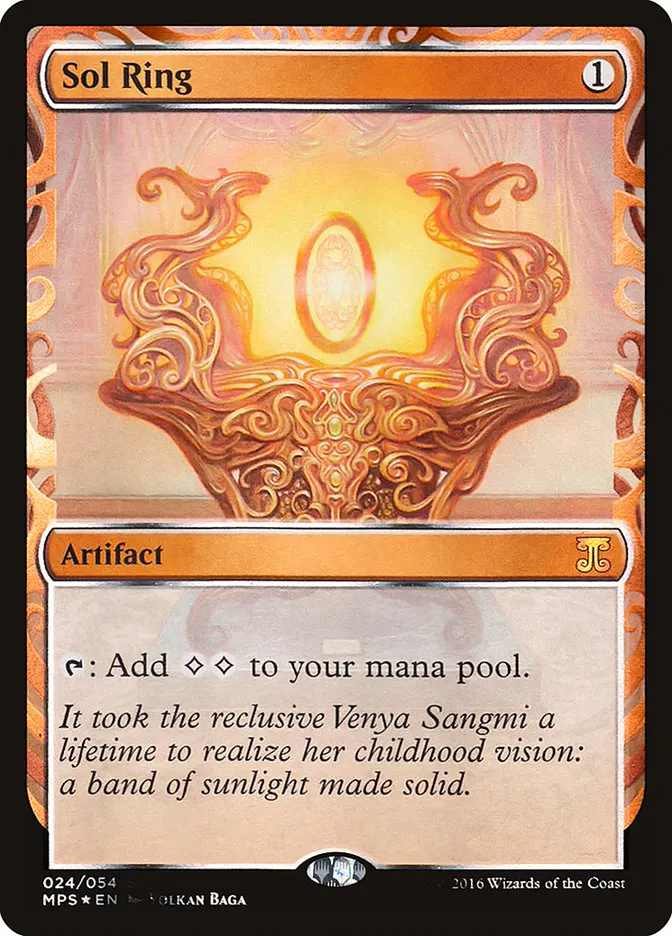 2016 Kaladesh Inventions Sol Ring special #24 unlisted card image