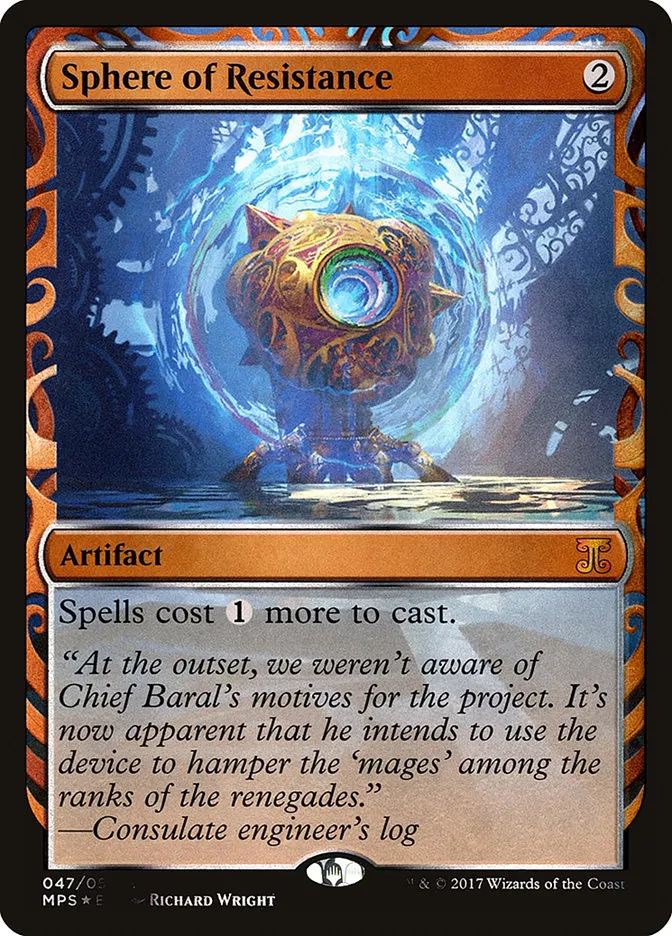 2016 Kaladesh Inventions Sphere of Resistance special #47 unlisted card image