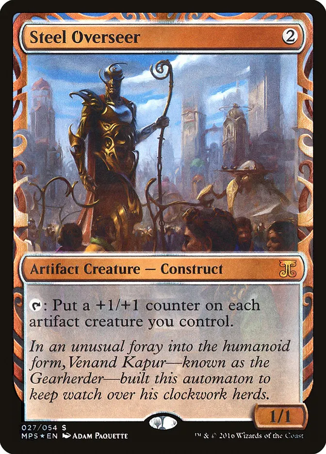 2016 Kaladesh Inventions Steel Overseer special #27 unlisted card image