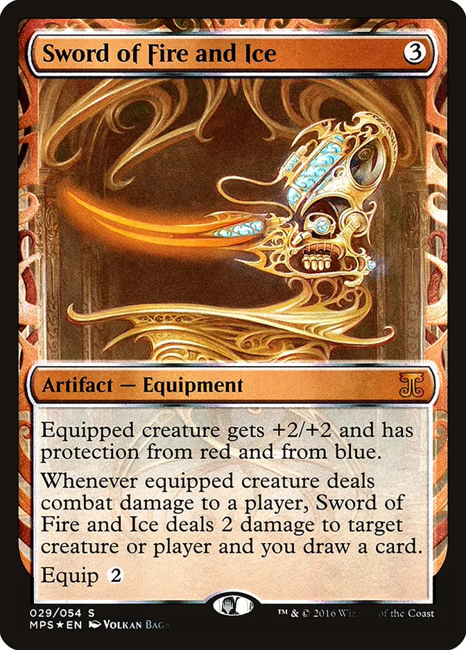 2016 Kaladesh Inventions Sword of Fire and Ice special #29 unlisted card image