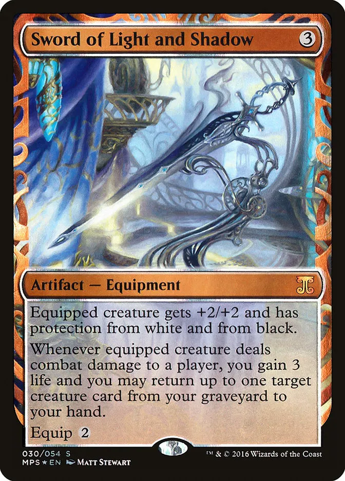 2016 Kaladesh Inventions Sword of Light and Shadow special #30 unlisted card image