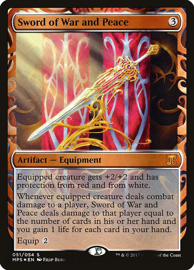 2016 Kaladesh Inventions Sword of War and Peace special #51 unlisted card image