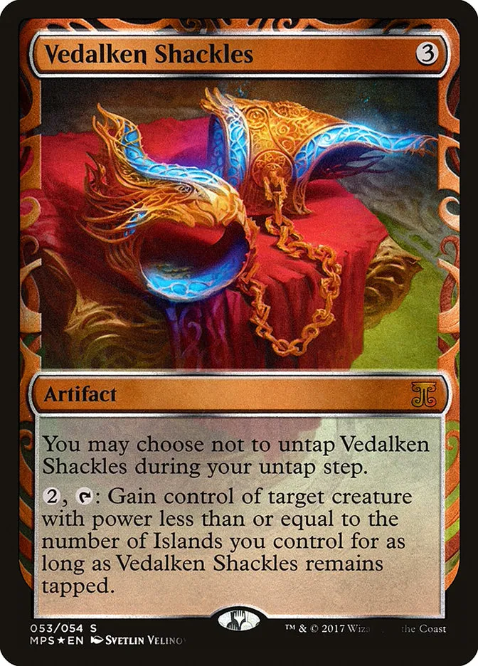 2016 Kaladesh Inventions Vedalken Shackles special #53 unlisted card image