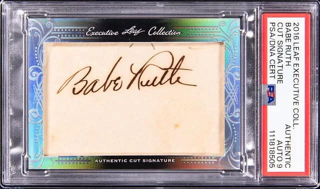 2016 Leaf Executive Collection Cut #no-number card image