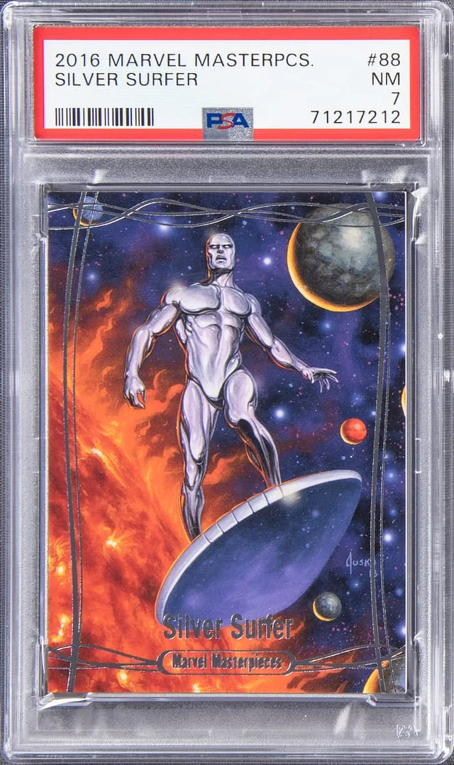 2016 Marvel Masterpieces Silver Surfer #88 card image