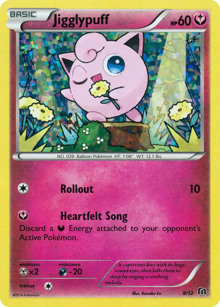 2016 McDonald's Collection 2016 Jigglypuff McDonald's Promo #08/12 McDonald's Promo card image