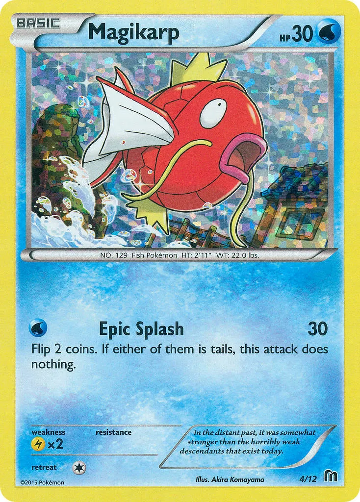 2016 McDonald's Collection 2016 Magikarp McDonald's Promo #04/12 McDonald's Promo card image