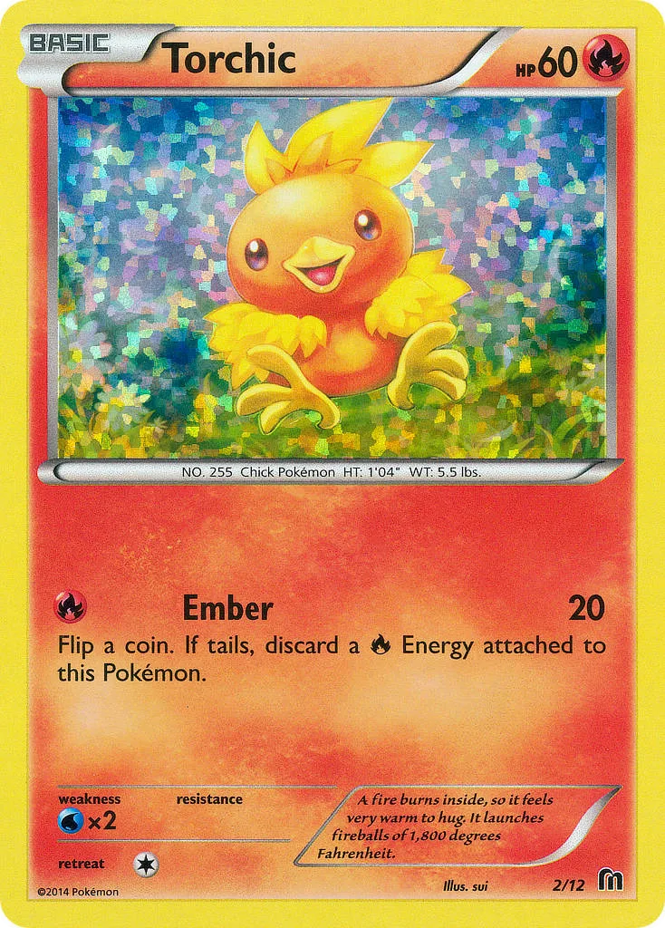 2016 McDonald's Collection 2016 Torchic McDonald's Promo #02/12 McDonald's Promo card image