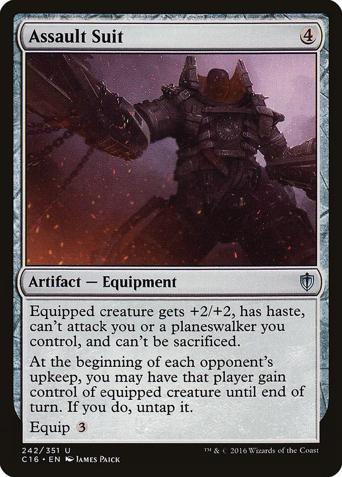 2016 Commander 2016 Assault Suit uncommon #242 uncommon card image