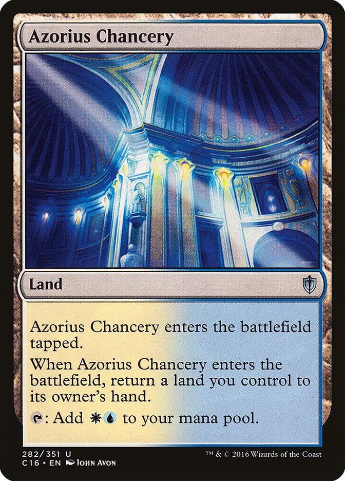 2016 Commander 2016 Azorius Chancery uncommon #282 uncommon card image