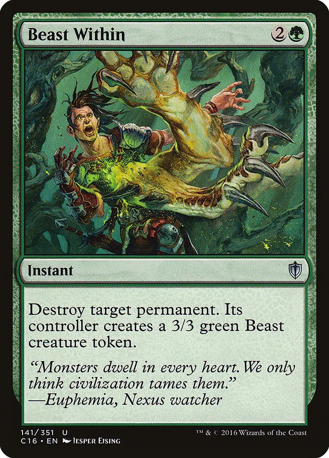 2016 Commander 2016 Beast Within uncommon #141 uncommon card image