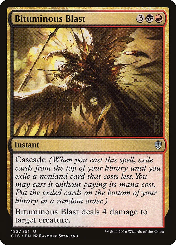 2016 Commander 2016 Bituminous Blast uncommon #182 uncommon card image