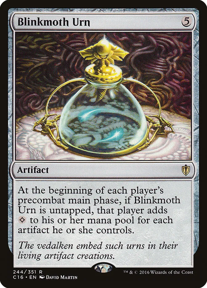 2016 Commander 2016 Blinkmoth Urn rare #244 rare card image