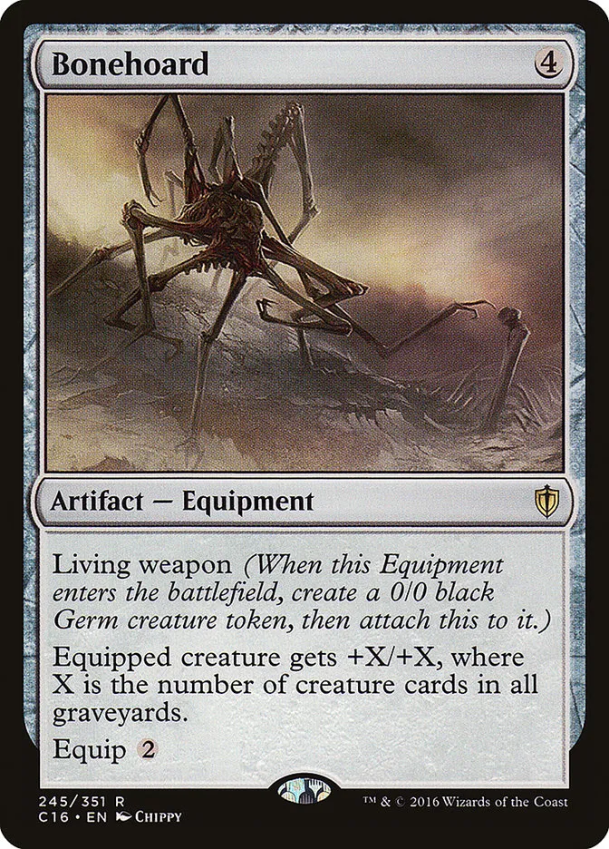 2016 Commander 2016 Bonehoard rare #245 rare card image