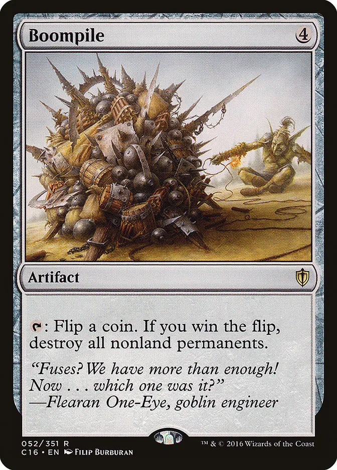 2016 Commander 2016 Boompile rare #52 rare card image