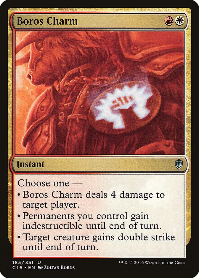 2016 Commander 2016 Boros Charm uncommon #185 uncommon card image
