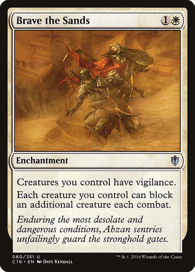 2016 Commander 2016 Brave the Sands uncommon #60 uncommon card image