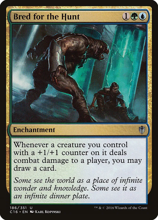 2016 Commander 2016 Bred for the Hunt #186 uncommon card image
