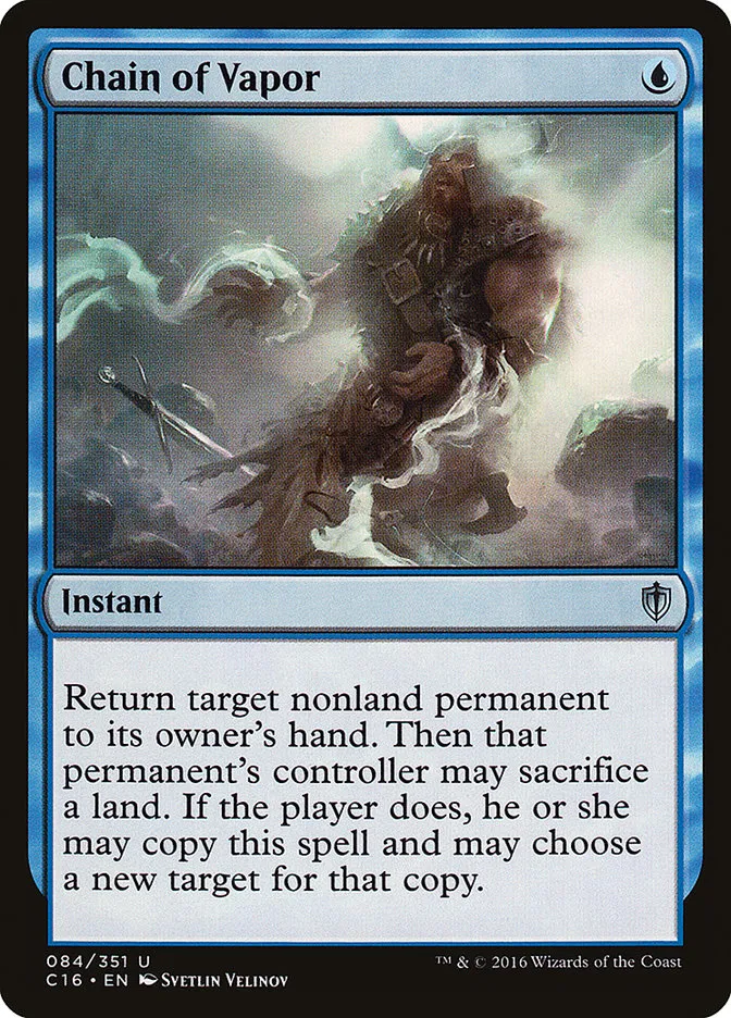 2016 Commander 2016 Chain of Vapor #84 uncommon card image