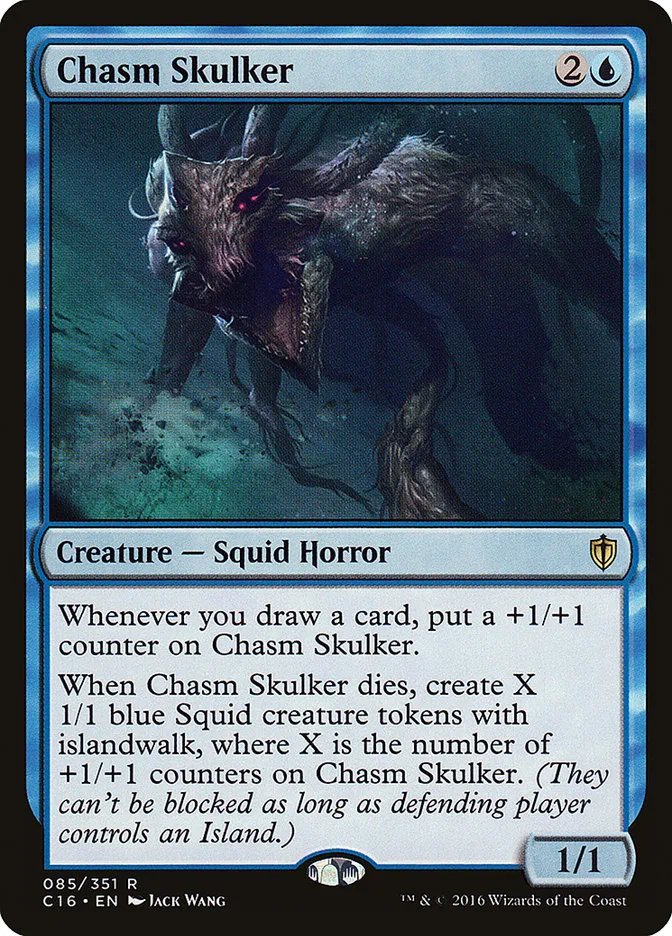 2016 Commander 2016 Chasm Skulker rare #85 rare card image