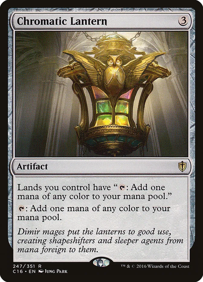 2016 Commander 2016 Chromatic Lantern rare #247 rare card image