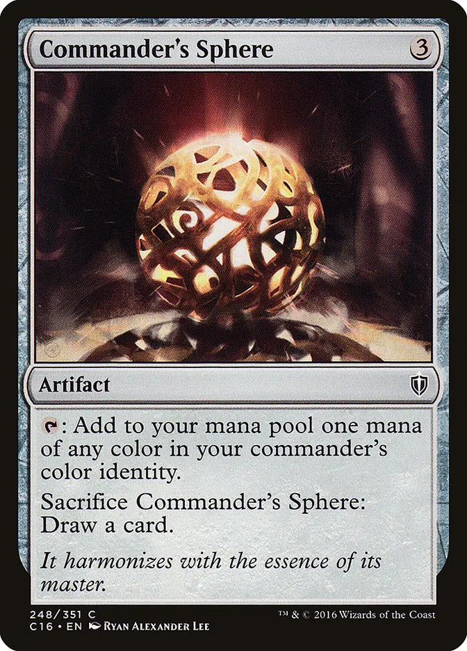 2016 Commander 2016 Commander's Sphere common #248 common card image