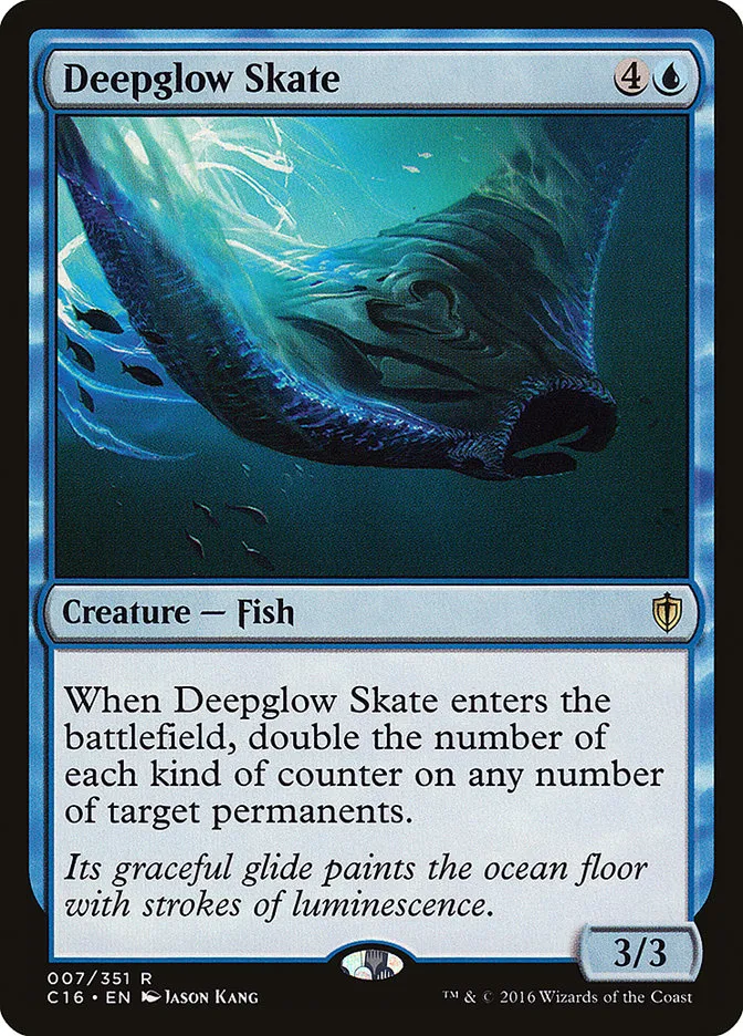 2016 Commander 2016 Deepglow Skate rare #7 rare card image