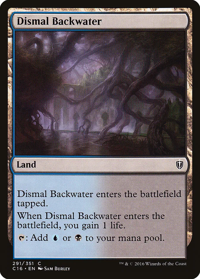 2016 Commander 2016 Dismal Backwater common #291 common card image