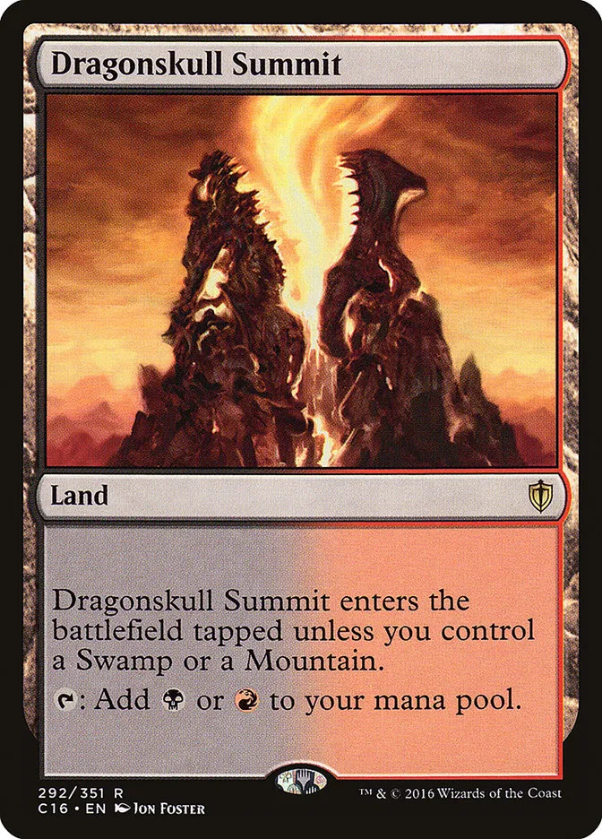 2016 Commander 2016 Dragonskull Summit rare #292 rare card image
