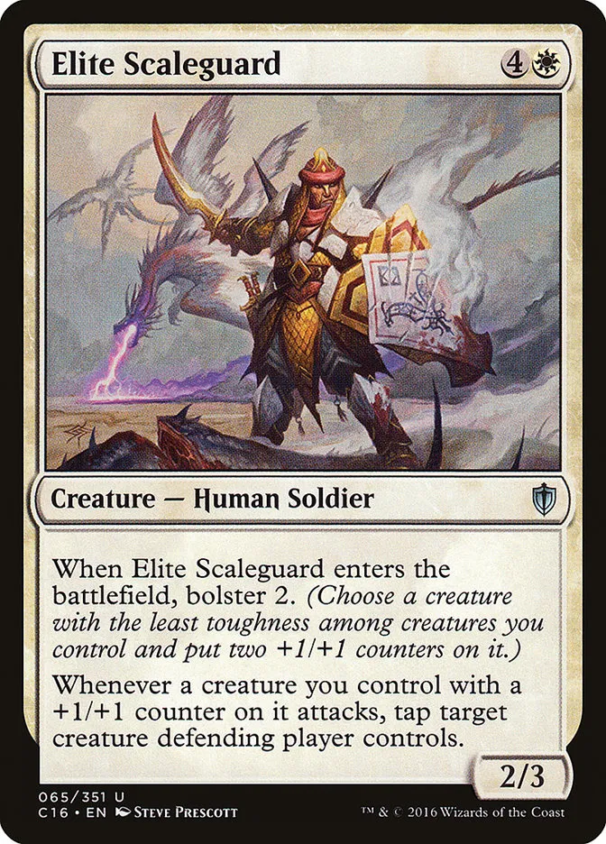 2016 Commander 2016 Elite Scaleguard uncommon #65 uncommon card image