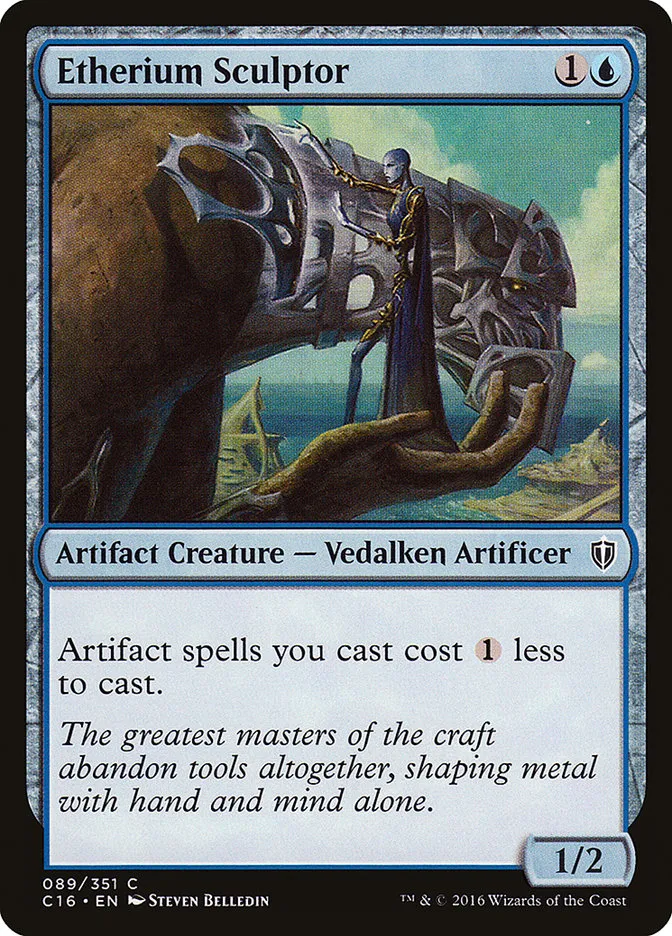 2016 Commander 2016 Etherium Sculptor common #89 common card image