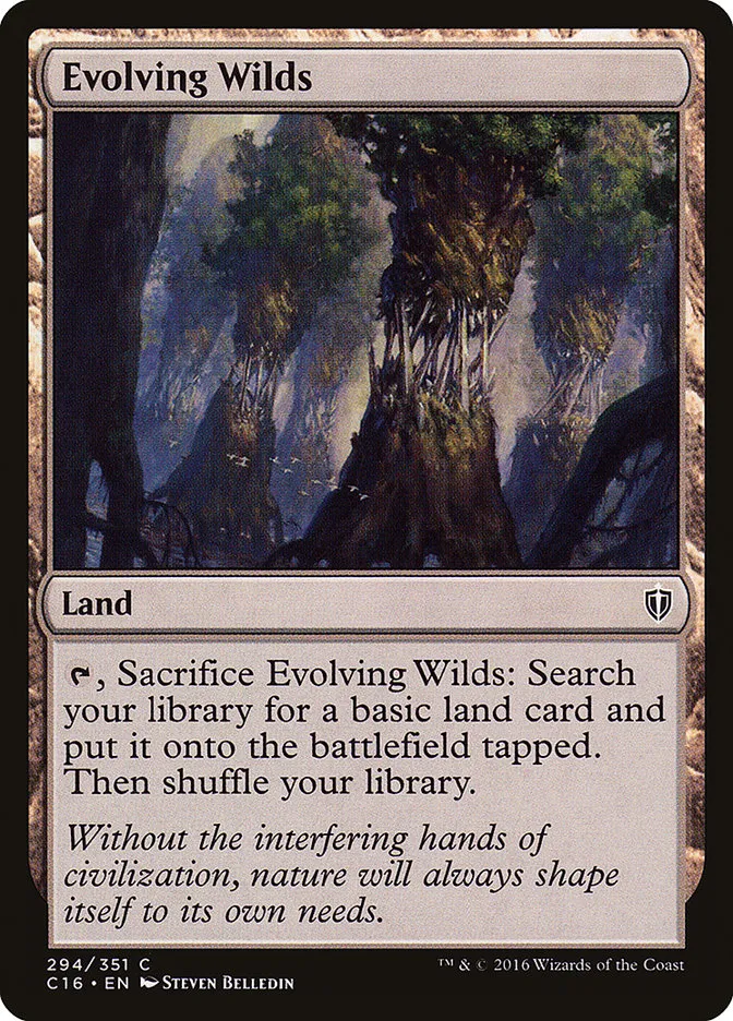 2016 Commander 2016 Evolving Wilds common #294 common card image