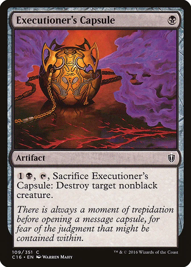 2016 Commander 2016 Executioner's Capsule common #109 common card image