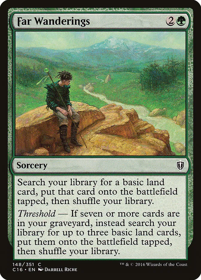 2016 Commander 2016 Far Wanderings common #148 common card image